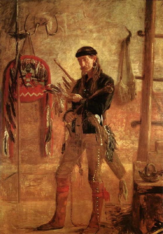 Thomas Eakins Frank Hamilton cushing oil painting image